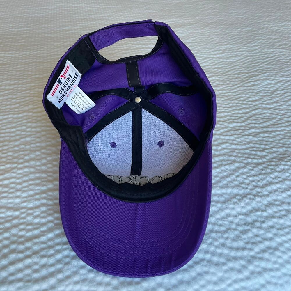 Colorado Rockies Hat Mens Purple Baseball Cap Genuine Merchandise Adjustable - Picture 8 of 8